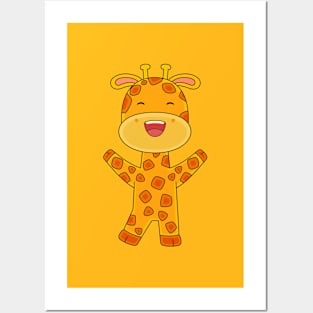 giraffe Posters and Art